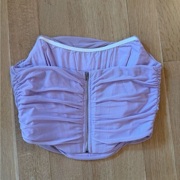 Lavender Women's Corset Style Top - Picture 3 of 6